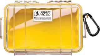 1050 Case with rubber liner - Yellow clear 