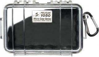 1050 Case with rubber liner - Black clear 