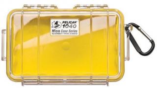 1040 Case with rubber liner - Yellow clear 