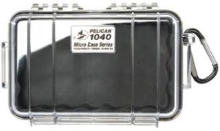 1040 Case with rubber liner - Black clear 