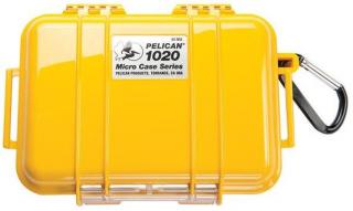 1020 Case with rubber liner - Yellow 