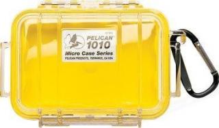 1010 Case with rubber liner - Yellow clear 