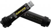 Survivor Stealth 128GB Flash Drive - Black