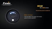 RC40 XM-L U2 Rechargeable LED Flashlight - Black