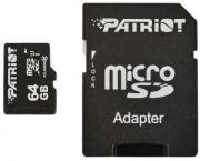 LX Series Class 10 64GB microSDXC Class 10 Memory Card with SD Adapter