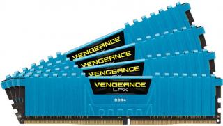 Vengeance LPX 4 x 4GB 2800MHz DDR4 Desktop Memory Kit - Blue (CMK16GX4M4A2800C16B) 