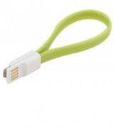 Magnet Micro-USB to USB 20cm Charging Cable - Apple Green