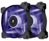 Air Series SP120 LED Purple High Static Pressure 120mm Chassis Fan Twin Pack 