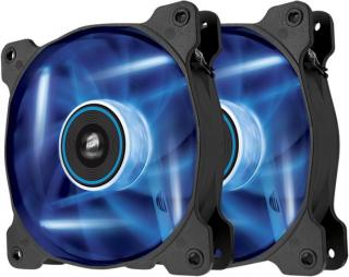 Air Series SP120 LED Blue High Static Pressure 120mm Chassis Fan Twin Pack 