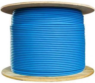 CAT6 500m Solid UTP Cable - Blue - Drum 