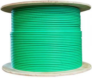 CAT5e 500m Solid UTP Cable - Green - Drum 