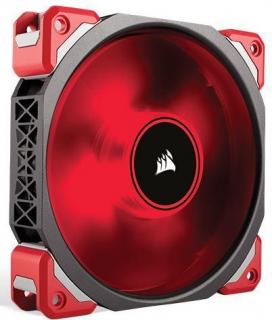 Premium Magnetic Levitation ML120 Pro Red LED Chassis Fan - Black & Red Highlight 