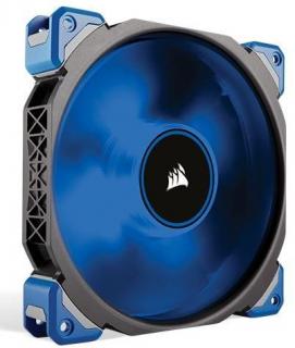 Premium Magnetic Levitation ML140 Pro Blue LED Chassis Fan - Black & Blue Highlight 