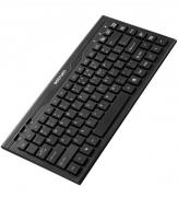 KM300 USB Flat Multimedia Mini Keyboard - Black