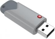 B100 USB2.0 8GB Flash Drive - Grey