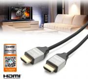 JDC52 Male HDMI To Male HDMI v2.0 Cable - 2.0m