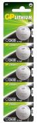 Lithium Coin CR2430 Battery - 5 Pack