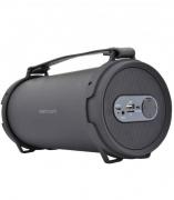 SM310 12W Aux, USB, MicroSD, FM Bluetooth Barrel Portable Speaker - Black