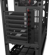 S340 Mid Tower Windowed Chassis - Black & Red