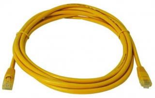 CAT6 0.3m UTP Patch Cable - Yellow 