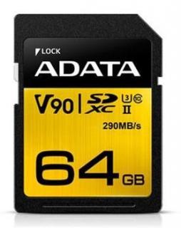 Premier One 64GB SDXC UHS-II U3 V90 Memory Card 