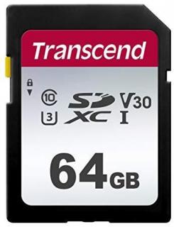300S 64GB SDXC Class 10 UHS-I U1 Memory Card 