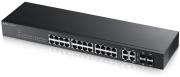 GS1920-24HP 24-Port 10/100/1000 Smart Managed PoE Switch with 4 SFP Ports
