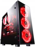 SIDESWIPE Tempered Glass Gaming Chassis - Black