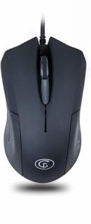 Wired 1000dpi Optical Mouse - Black 