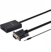DA510 VGA Male + Audio to HDMI Female Adapter