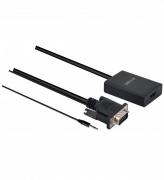 DA510 VGA Male + Audio to HDMI Female Adapter