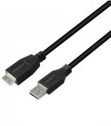 UC312 USB 3.0 Micro Type B Male to USB3.0 Male 1.2m Printer and Hard Drive Cable