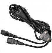 PC418 3-pin Plug to 2 x Kettle Plugs 1.8m Power Cable