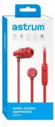 EB410 Wired Stereo Earphones with In-line Mic - Red