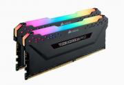 Vengeance RGB Pro 2 x 8GB 2666MHz DDR4 Desktop Memory Kit (CMW16GX4M2A2666C16) - Black