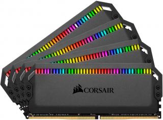 Dominator Platinum RGB 4 x 8GB 3600MHz DDR4 Desktop Memory Kit - Black (CMT32GX4M4C3600C18) 