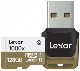 Professional 1000x 128GB microSDHC / microSDXC UHS-II Memory Card Plus USB Reader 