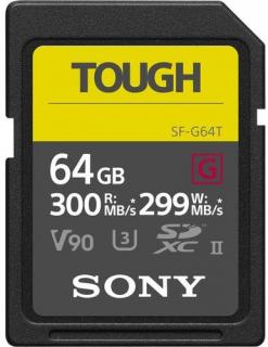 SF-G series TOUGH 64GB UHS-II U3 SDHC Memory Card 