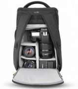 VK 35 for DSLR and 2 Lenses Camera Backpack - Black
