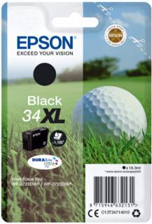 Singlepack Black 34XL DURABrite Ultra Ink Cartridge (Golf Ball) 