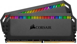 Dominator Platinum RGB 2 x 32GB 3600MHz DDR4 Desktop Memory Kit - Black  (CMT64GX4M2C3600C18) 