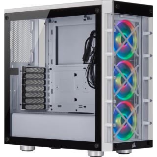 iCUE 465X Smart Windowed Mid Tower Chassis - White 