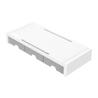 XT Series XT-01 Desktop Monitor Stand with Drawers – White Ash 