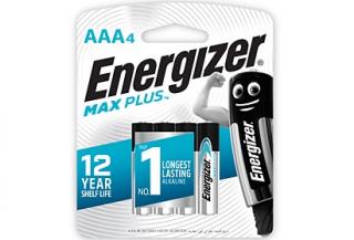 BKUCEP92BP4T Max Plus AAA Alkaline Batteries - 4 Pack 