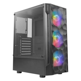 NX Series NX260 Tempered Glass Mid Tower Chassis - Black 