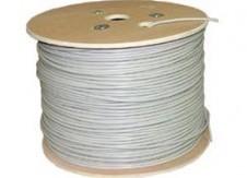 CAT6A 500m Solid U/FTP Cable - Grey - Drum (CAT6A-F-UTP) 