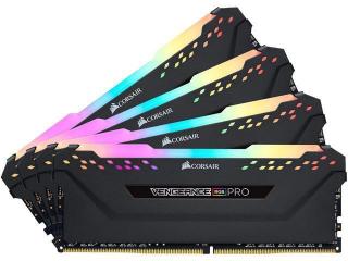 Vengeance RGB Pro 4 x 8GB 4000MHz DDR4 Desktop Memory Kit - Black (CMW32GX4M4Z4000C18) 