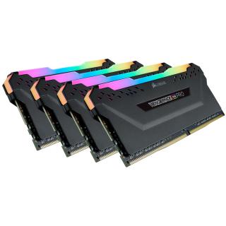 Vengeance RGB Pro 4 x 16GB 3600MHz DDR4 Desktop Memory Kit - Black (CMW64GX4M4K3600C18) 