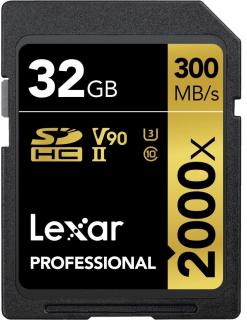 Professional 32GB SDXC UHS-II 2000x Memory Card 