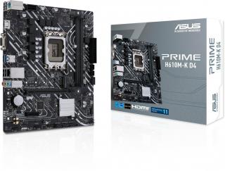 Prime Series Intel H610 Socket LGA1700 Micro-ATX Motherboard (PRIME H610M-K D4) 